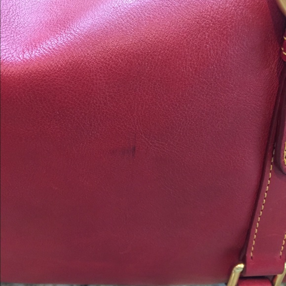 🚫SOLD🚫Dooney & Bourke Med Flo Satchel Raspberry - Picture 3 of 8